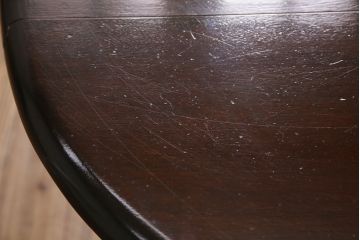 中古　松本民芸家具　クインアン型バタフライ卓(バタフライテーブル、ダイニングテーブル)(定価38万円)(R-049812)