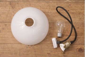 和製アンティーク　素朴な佇まいが昔懐かしい天井照明(ペンダントライト、吊り下げ照明)(R-049813)