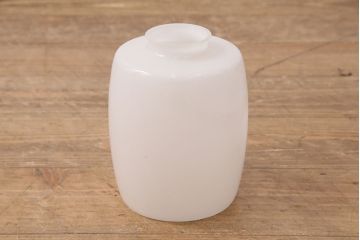 レトロ照明　昭和初期　シンプルで馴染みやすい筒型の吊り下げ照明(シェード、天井照明、ペンダントライト)(R-049815)