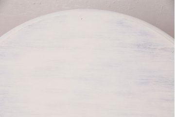 和製アンティーク　アンティークカラーがお部屋のアクセントになるナラ材製ラウンドテーブル(コーヒーテーブル、サイドテーブル)(R-049819)