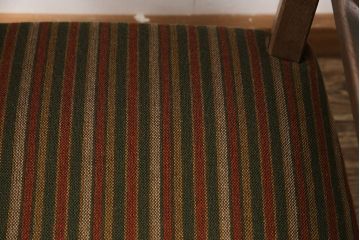 中古　神戸洋家具　永田良介商店　タツ型の彫刻存在感を放つアームチェア(1人掛け、シングルソファ)(R-049820)