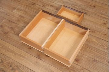 中古　松本民芸家具　洗練された佇まいが上品な印象のライティングビューロー(ワークデスク、机、在宅ワーク、在宅用棚)(R-049827)
