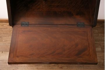 中古　松本民芸家具　洗練された佇まいが上品な印象のライティングビューロー(ワークデスク、机、在宅ワーク、在宅用棚)(R-049827)