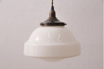 アンティーク照明　ユニークなフォルムが可愛らしい天井照明(ペンダントライト、吊り下げ照明)(R-049830)