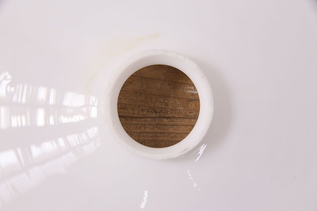 アンティーク照明　和製アンティーク　どこか懐かしさが漂う平笠シェードのペンダントライト2個セット(R-049832)