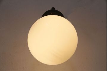 アンティーク照明　ブラケットのシルエットがお洒落なアクセントになるウォールランプ(壁掛け照明、壁付け照明)(R-049838)