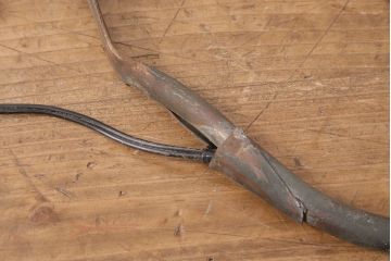 アンティーク照明　ユニークなシルエットが目を引くウォールランプ(壁掛け照明、壁付け照明)(R-049839)