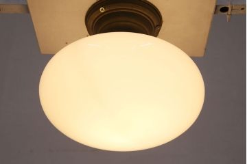 アンティーク照明　滑らかでぷっくりとしたデザインが可愛らしい天井照明(ペンダントライト、吊り下げ照明)(R-049840)