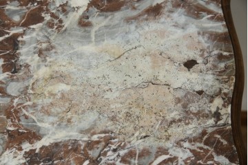 フランスアンティーク　ウォールナット材　サイドテーブル　(R-049858)