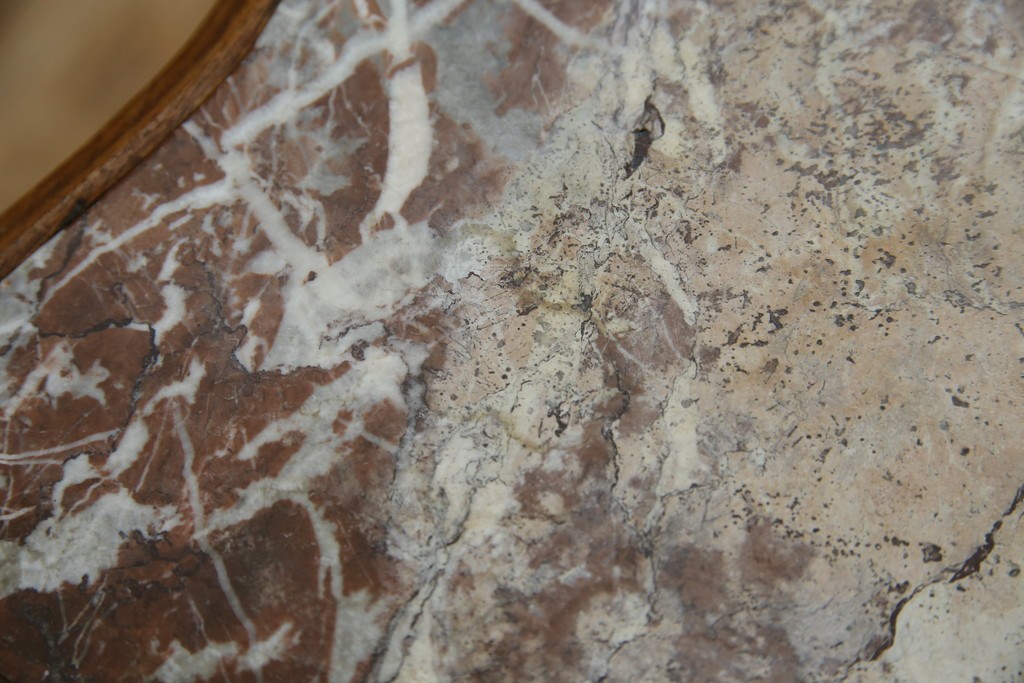 フランスアンティーク　ウォールナット材　サイドテーブル　(R-049858)