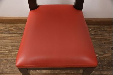 中古　cassina.ixc(カッシーナ・イクスシー )  Philippe hurel(フィリップ・ユーレル)  シンプルでありながら優雅で洗練されたデザインが魅力のチロルチェア(ダイニングチェア、椅子、合皮)(R-049859)