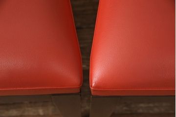 中古　cassina.ixc(カッシーナ・イクスシー )　Philippe hurel(フィリップ・ユーレル)　チロルチェア4脚セット(椅子、ダイニングチェア、合皮)(R-049860)