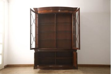在庫未使用品　IDC大塚家具　Baker(ベーカー社)　マホガニー材製キャビネット(収納棚、飾り棚)(定価約394万円)(R-049863)