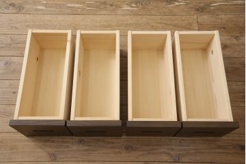 中古　特注品　旭川家具　和光民芸　飾り棚(書棚、本棚、テレビボード、テレビ台)(R-049866)