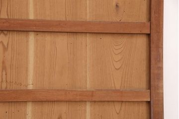 アンティーク建具　ケヤキ材　明治期の古い蔵戸(引き戸、玄関戸、建具)(R-049874)