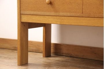 ビンテージ　CONDE HOUSE(カンディハウス)　インテリアセンター製　ナラ材のユニットオープンラック(オープンシェルフ、飾り棚、収納棚、ヴィンテージ)(R-049875)