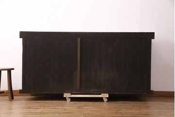 和製アンティーク　明治・大正期　京水屋箪笥サイドボード(食器棚、キャビネット、収納棚)(R-049881)