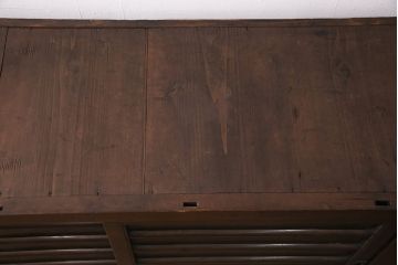 和製アンティーク　明治・大正期　京水屋箪笥サイドボード(食器棚、キャビネット、収納棚)(R-049882)