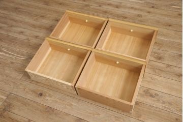 中古　美品　民芸家具　屋久杉製の飾り棚(収納棚、茶棚、サイドボード)(R-049884)