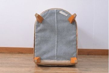 中古　日本フクラ(HUKLA)　TERRACE(テラス)　N560　優美な花柄のファブリックがお洒落な一人掛けソファ(1Pソファ、パーソナルソファ)(R-049885)