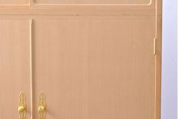 中古　広島・府中家具　松創　木匠多々納邦男　総柾目造り　胴厚　高級感と上品さを併せ持つ総桐箪笥(衣装箪笥、着物箪笥、和タンス、桐たんす)(定価約180万円)(R-049892)