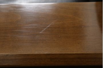 中古　美品　富士ファニチア(富士ファニチュア、フジファニチュア、FUJI FURNITURE、富士ファニチャー)　本革製三人掛けソファ(3Pソファ)(R-049900)