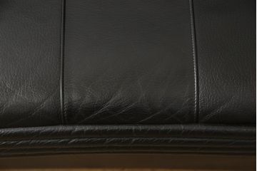 中古　美品　富士ファニチア(富士ファニチュア、フジファニチュア、FUJI FURNITURE、富士ファニチャー)　本革製三人掛けソファ(3Pソファ)(R-049900)