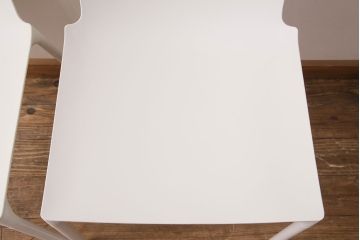 中古　オカムラ(OKAMURA)　ウィスナーハーガー(wiesner hager)　スタッキングチェア2脚セット(マカオチェア、MACAO Chair、会議用チェア、オフィスチェア、椅子、イス、バラ売り可能)(定価約10万円)(R-049902)