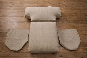 極美品　展示品　ETHAN ALLEN(イーセンアーレン)　くつろぎの空間づくりにおすすめの一人掛けソファ(1Pソファ、アームソファ、シングルソファ)(R-049910)