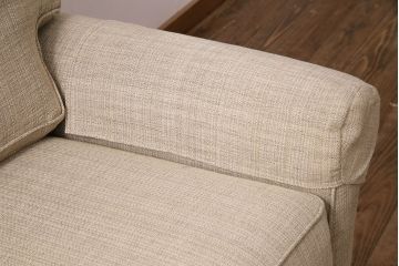 新古　未使用展示品　超美品　ETHAN ALLEN(イーセンアーレン)　くつろぎの空間づくりにおすすめの一人掛けソファ(1Pソファ、アームソファ、シングルソファ)(R-049911)