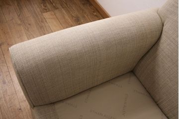 新古　未使用展示品　超美品　ETHAN ALLEN(イーセンアーレン)　くつろぎの空間づくりにおすすめの一人掛けソファ(1Pソファ、アームソファ、シングルソファ)(R-049911)