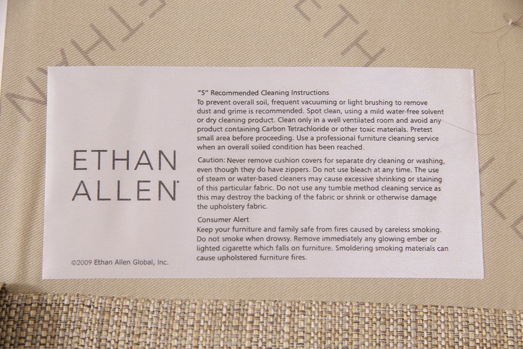 新古　未使用展示品　超美品　ETHAN ALLEN(イーセンアーレン)　くつろぎの空間づくりにおすすめの一人掛けソファ(1Pソファ、アームソファ、シングルソファ)(R-049911)