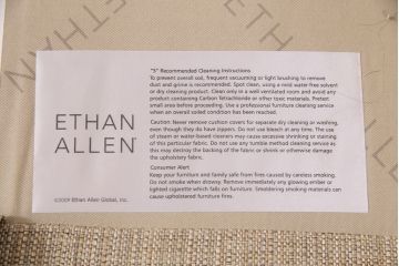 新古　未使用展示品　超美品　ETHAN ALLEN(イーセンアーレン)　くつろぎの空間づくりにおすすめの一人掛けソファ(1Pソファ、アームソファ、シングルソファ)(R-049911)