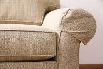 極美品　展示品　ETHAN ALLEN(イーセンアーレン)　くつろぎの空間づくりにおすすめの一人掛けソファ(1Pソファ、アームソファ、シングルソファ)(R-049911)