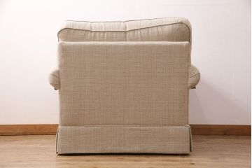 極美品　展示品　ETHAN ALLEN(イーセンアーレン)　くつろぎの空間づくりにおすすめの一人掛けソファ(1Pソファ、アームソファ、シングルソファ)(R-049911)