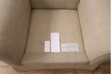 極美品　展示品　ETHAN ALLEN(イーセンアーレン)　くつろぎの空間づくりにおすすめの一人掛けソファ(1Pソファ、アームソファ、シングルソファ)(R-049911)
