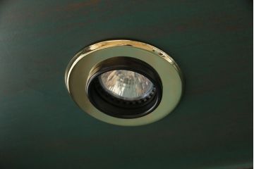 中古　美品　バロッサバレンティ(VARO,S.A. VALENTI)　アルタミラ205901SP　グリーンカラーが空間のアクセントになるガラスキャビネット(飾り棚、陳列棚、店舗什器)(定価約72万円)(R-049914)