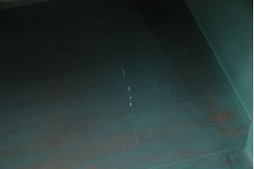 中古　美品　バロッサバレンティ(VARO,S.A. VALENTI)　アルタミラ205901SP　グリーンカラーが空間のアクセントになるガラスキャビネット(飾り棚、陳列棚、店舗什器)(定価約72万円)(R-049914)