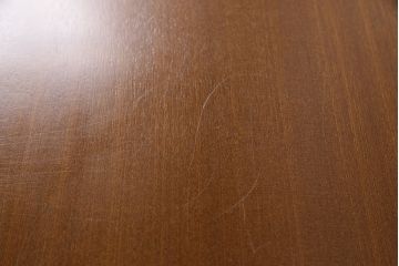 中古　美品　工房我楽堂　拭き漆仕上げが上質さを高める栗材製戸棚(定価約37万円)(収納棚、サイドボード、キャビネット)(R-049915)