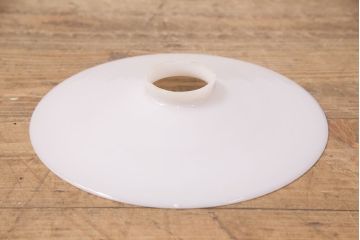 アンティーク照明　昭和初期　レトロな空間づくりにおすすめ!平笠シェードの吊り下げ照明(ペンダントライト、天井照明、電笠)(R-049921)