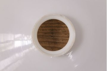 アンティーク照明　レトロな平笠シェードのペンダントライト2個セット(天井照明、吊り下げ照明、電笠)(R-049922)