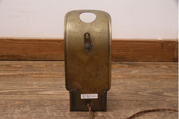 アンティーク照明　イギリスアンティーク　温かみある明かりを灯す真鍮製のウォールライト(壁掛け照明、壁付け照明)(R-049923)