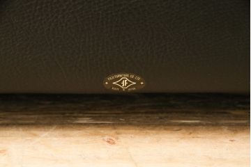 中古　美品　富士ファニチア(富士ファニチュア、フジファニチュア、FUJI FURNITURE、富士ファニチャー)　本革製1人掛けソファ(1Pソファ)(R-049924)
