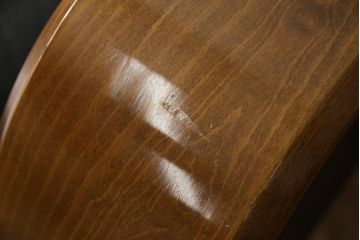 中古　美品　富士ファニチア(富士ファニチュア、フジファニチュア、FUJI FURNITURE、富士ファニチャー)　本革製1人掛けソファ(1Pソファ)(R-049925)