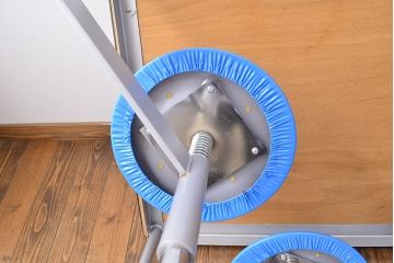 見た目のユニークさと機能性を兼ね備えた格納スツール6脚付きテーブル(6人用ダイニングテーブル、作業台)(R-049932)