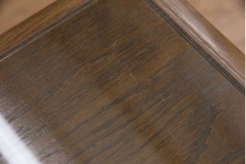 ビンテージ　神戸洋家具　永田良介商店　ガラス天板付き　シックなセンターテーブル(サイドテーブル、ヴィンテージ)(R-049934)