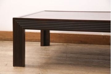 中古　美品　松本民芸家具　絶版品!上質な雰囲気を醸し出す希少なG型座卓(ローテーブル)(R-049936)