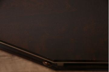 ビンテージ　北海道民芸家具　希少な絶版品!　落ち着いた木の色合いが魅力的なテレビ台(テレビボード、ローボード、ヴィンテージ)(R-049966)