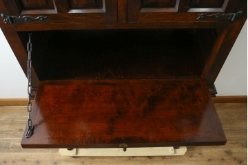 中古　美品　松本民芸家具　コレクションにもおすすめ!クラシックな雰囲気が格好いいS.P型ワインボード　定価約99万円　(R-049972)