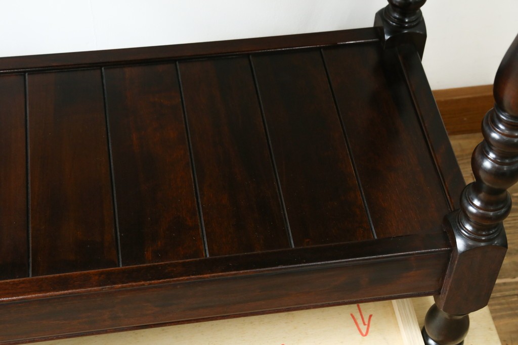 中古　美品　松本民芸家具　コレクションにもおすすめ!クラシックな雰囲気が格好いいS.P型ワインボード　定価約99万円　(R-049972)